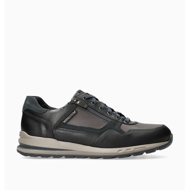 Baskets en cuir BRADLEY noir 5138 <span itemprop=