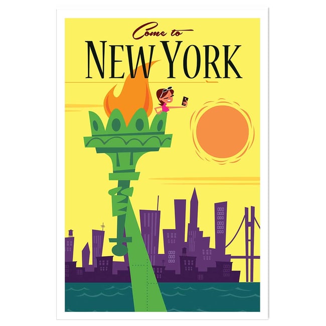 Affiche Voyage à New York - HEXOA
