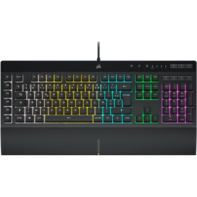 Clavier gamer K55 RGB Pro noir <span itemprop=