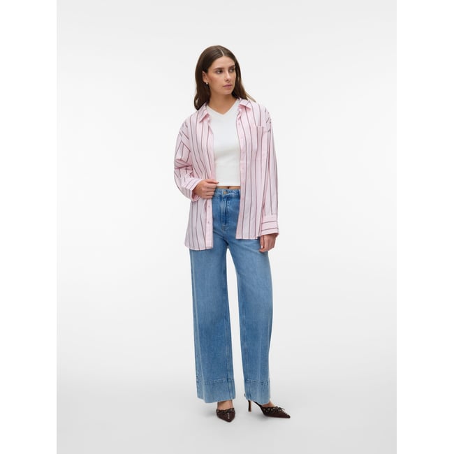 Jean À Coupe Large medium blue denim <span itemprop=
