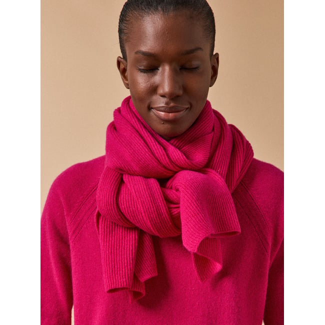 Écharpe En Cachemire 100% Rose Poudré - Qualité Top, Chaude Et Chic, Neuve Avec étiquettes