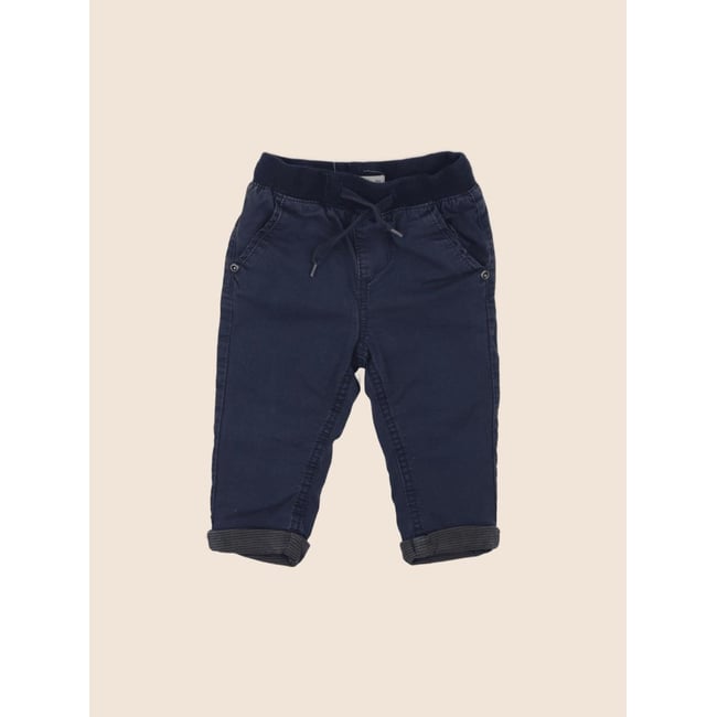 Pantalon doublé - Etat satisfaisant bleu <span itemprop=