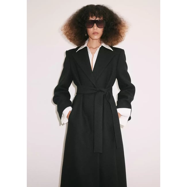 COAT DOLCE noir <span itemprop=
