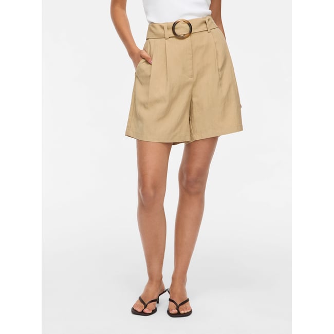 Short À Taille Haute blanc - travertine1 <span itemprop=