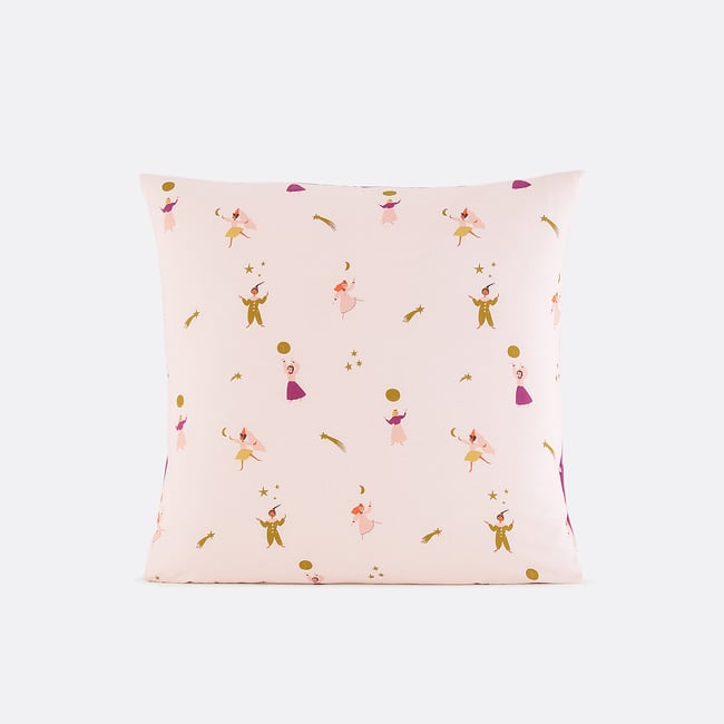 Putetrekk til barn i 30 % resirkulert bomull, rosa fra Starry Princess LA REDOUTE INTERIEURS