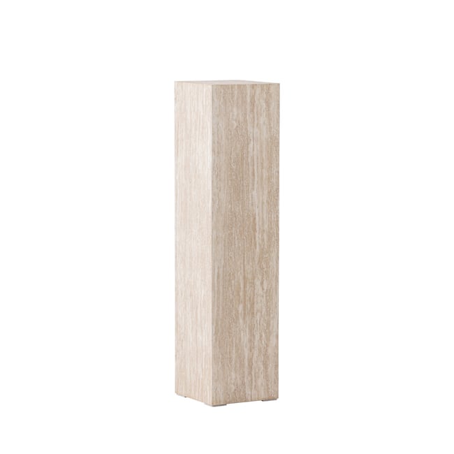 Sellette effet travertin- RAMSVIK Couleur beige <span itemprop=
