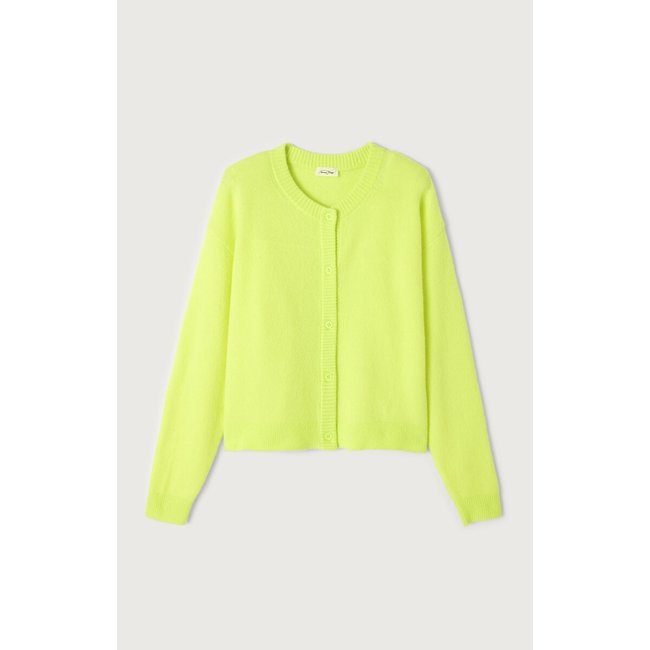 Cardigan de mangas compridas e gola redonda, DAMSVILLE - AMERICAN VINTAGE