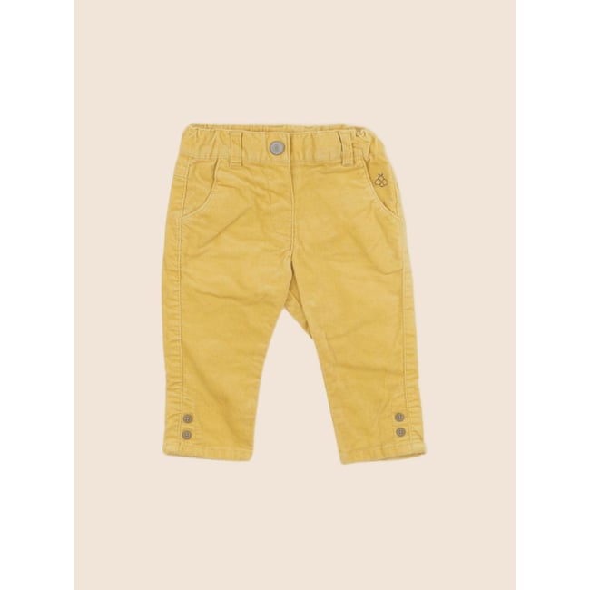 Pantalon - Très bon état jaune <span itemprop=