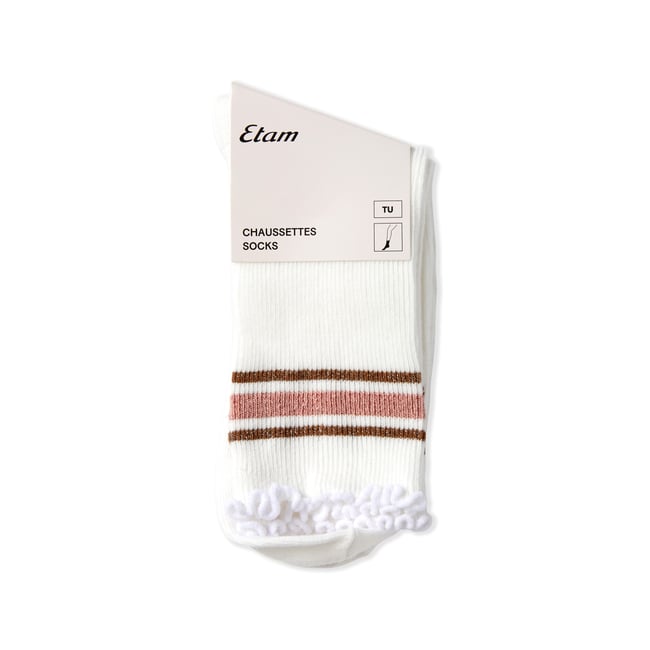 Chaussettes avec coton et paillettes OUTRUN - ETAM