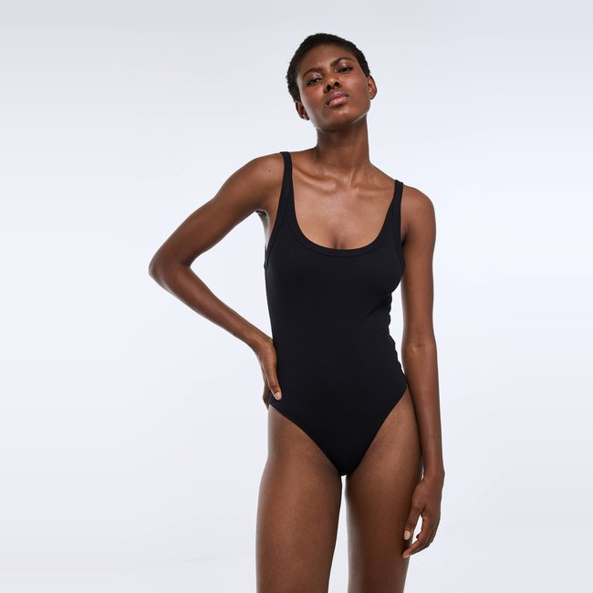 Body débardeur côtelé en coton - MONOPRIX