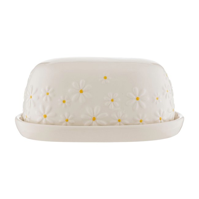 Daisy Butter Dish, white, PRICE & KENSINGTON