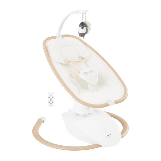 Balancelle bébé électrique Swoon Hoop blanc <span itemprop=