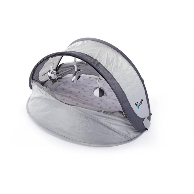 Lit bébé nomade pop-up gris <span itemprop=