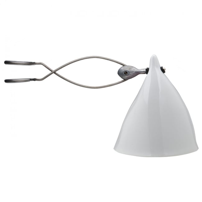 Lampe Cornette à Pincer Porcelaine - TSE ET TSE ASSOCIÉES