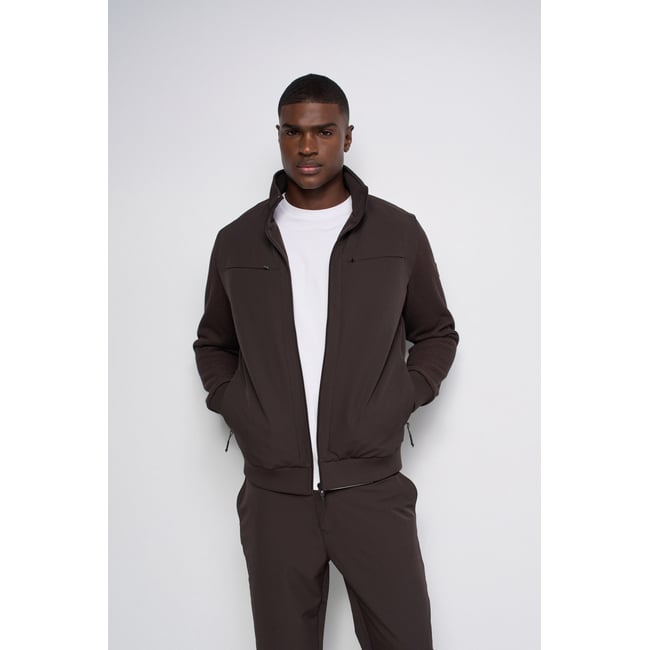 BLOUSON EN MATIÈRES MIXTES - SALSA JEANS