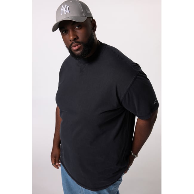 T-shirt oversize à manches courtes marine foncé <span itemprop=
