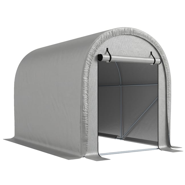 Tente de rangement pour le jardin PE Gris gris clair <span itemprop=