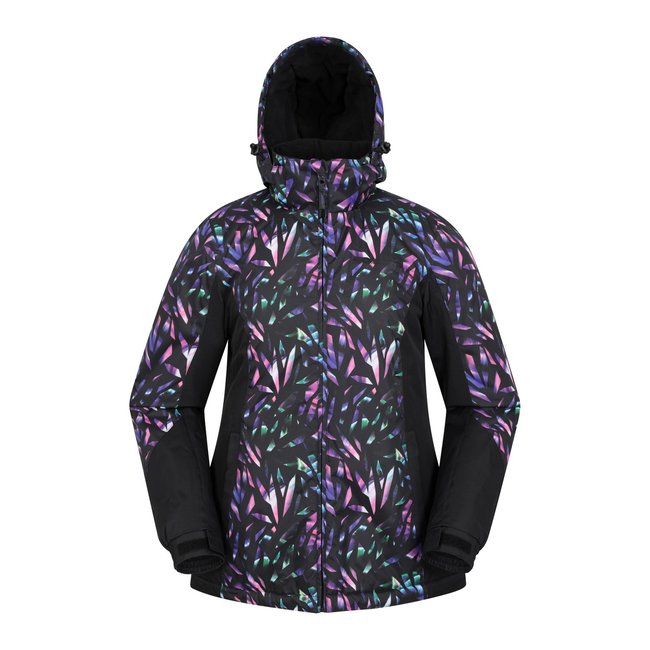 Blouson de ski DAWN noir / bleu sarcelle <span itemprop=