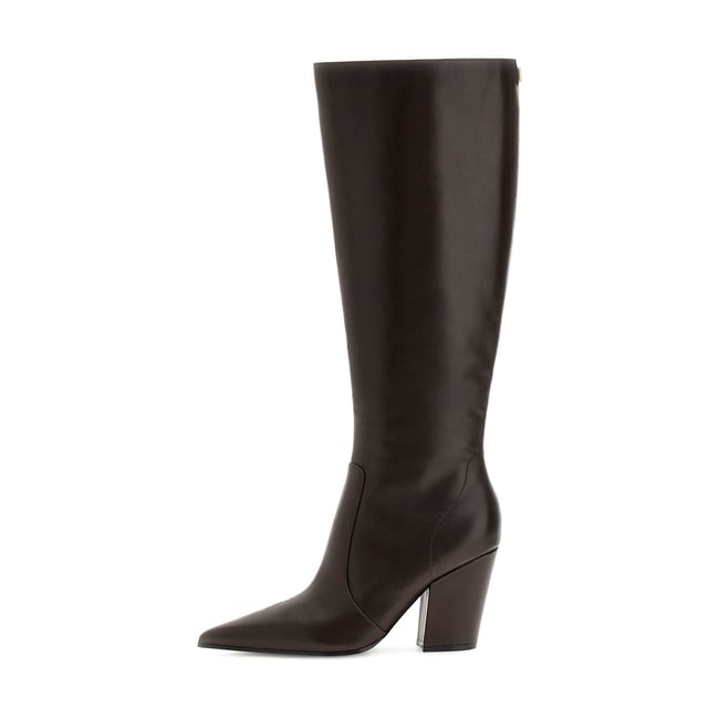 Bottes Nariel Cuir Véritable marron <span itemprop=