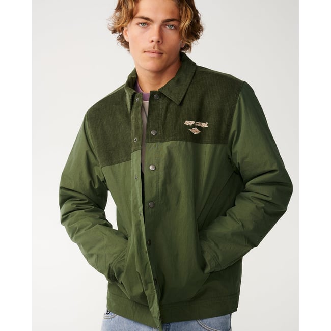 Veste CLASSIC SURF CORD Puffer dark olive <span itemprop=