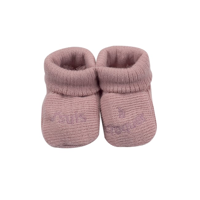 Chausson bébé avec broderie - TROIS KILOS SEPT