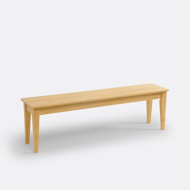 3-Sitzer-Bank Alvina, Kiefer massiv natur <span itemprop=