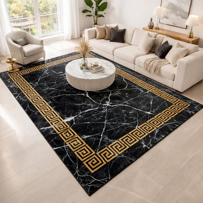 Tapis salon LYN11 ELEGA facile d'entretien - UN AMOUR DE TAPIS