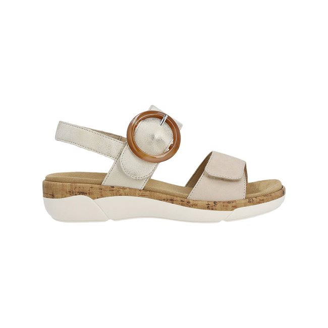 Sandales à Bride R6853 beige <span itemprop=