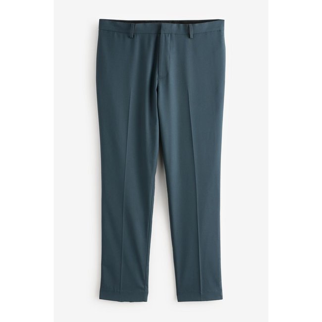 Pantalon de smoking slim bleu sarcelle <span itemprop=