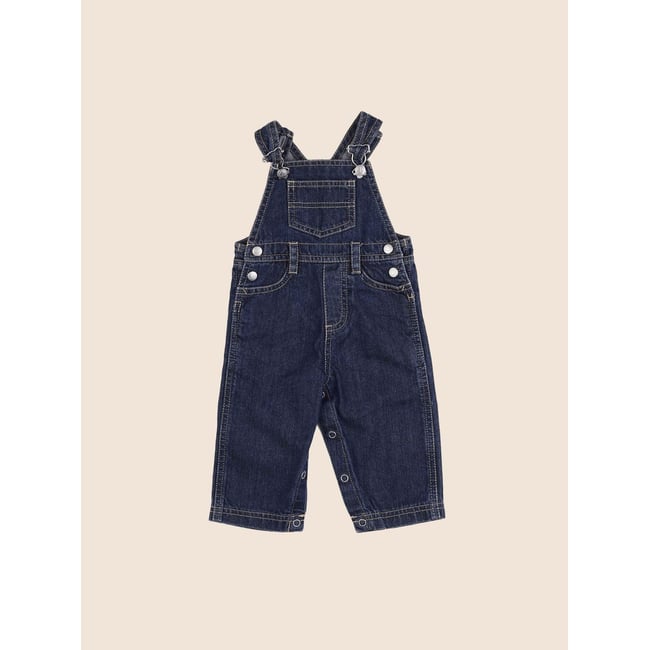 Salopette - Etat satisfaisant bleu <span itemprop=