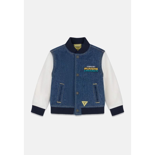 Veste En Jean Gj X Minions bleu <span itemprop=