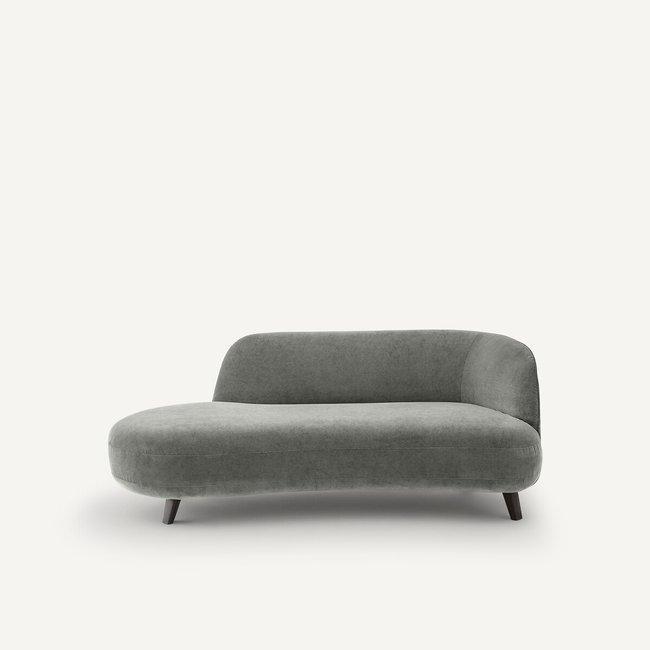 Canapé Dormeuse velours stonewashed, Rosebury - AM.PM