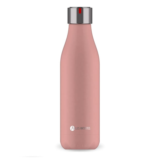 Bouteille isotherme Rose mat 500 ml Couleur rose <span itemprop=
