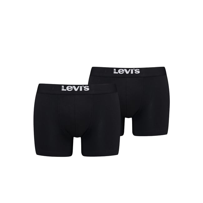Lot de 2 boxers unis noir - LEVI'S