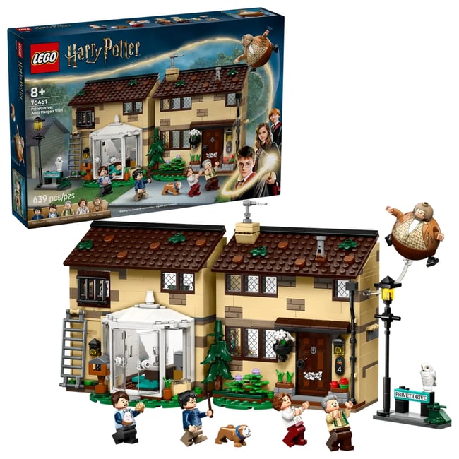 Harry Potter Privet Drive : la visite de tante Marge multicolore <span itemprop=