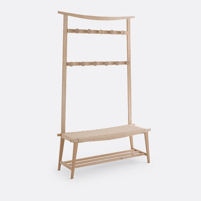 Appendiabiti rovere massello, Kioto beige LA REDOUTE INTERIEURS