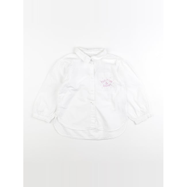 Blouse imprimé au dos - Etat satisfaisant v002227 <span itemprop=
