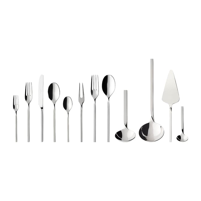 Ménagère 70Pcs. NEWWAVE Couleur argent/platine <span itemprop=
