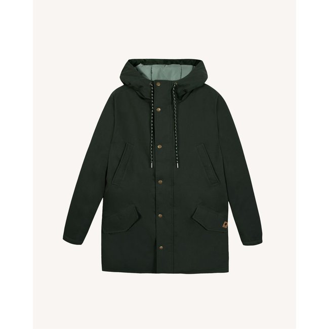 Parka coton CHEVERNY CHEVERNY vert foncé <span itemprop=