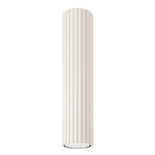Plafonnier Aluminium Beige GU10 1 Karbon 30 Couleur beige <span itemprop=
