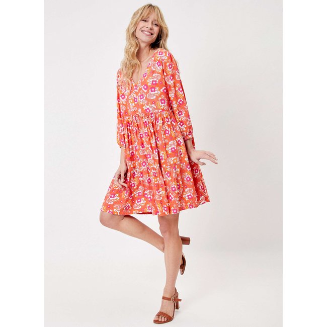 Robe ample fluide à volants LOLITA - PRINCESSE NOMADE