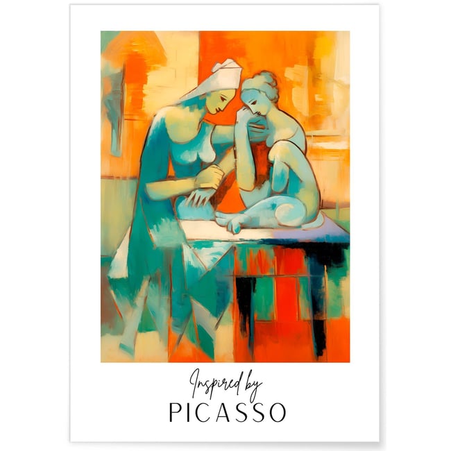 Affiche Picasso n°11 Couleur blanc <span itemprop=