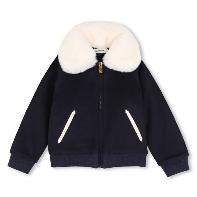 Blouson avec col indigo blue <span itemprop=