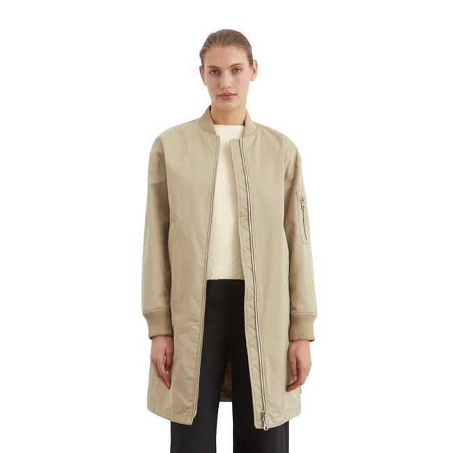 Manteau blouson style aviateur regular en sergé de polyester recyclé - MARC O'POLO