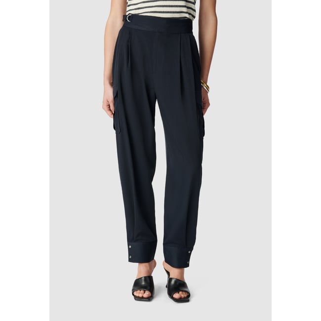 Pantalon ballon poches battle marine foncé <span itemprop=