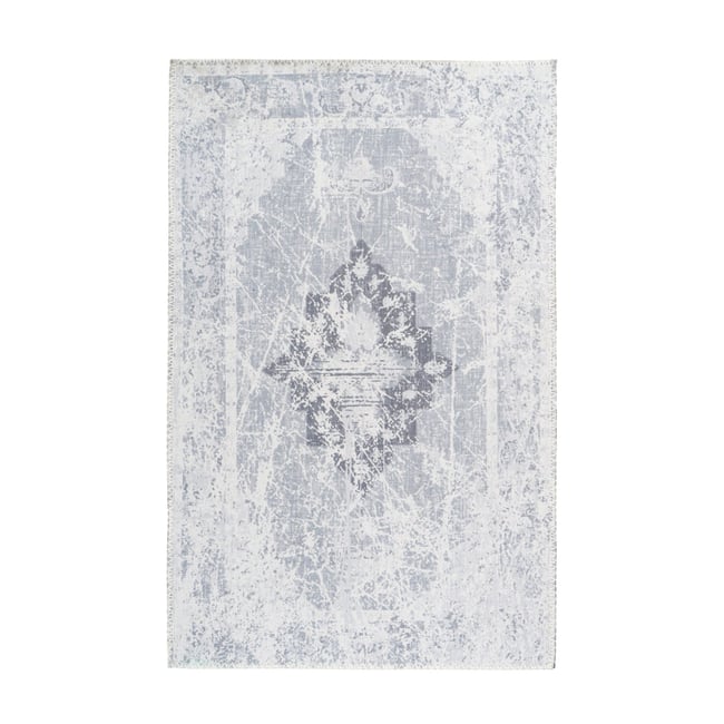 Tapis de PRIÈRE Style Oriental Vintage Couleur gris <span itemprop=