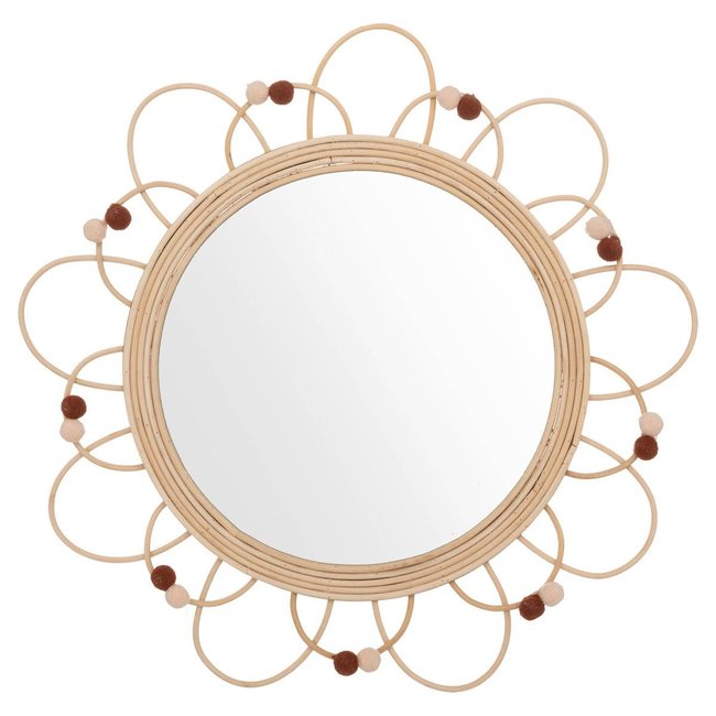 Miroir enfant CAMPAGNE Couleur beige <span itemprop=