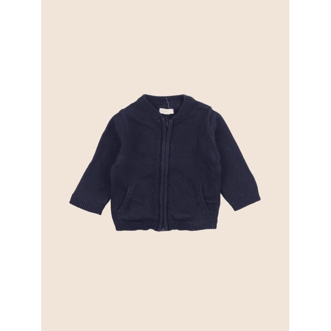 Gilet - Très bon état bleu <span itemprop=