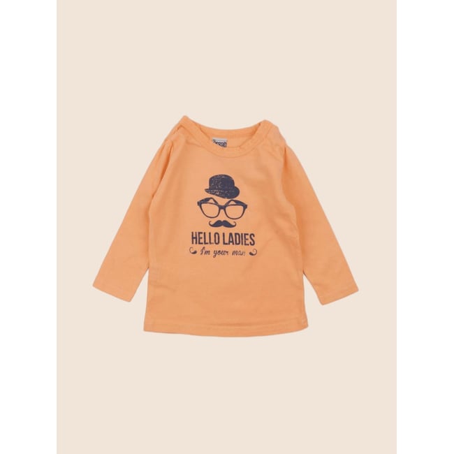Tee-shirt - Très bon état orange <span itemprop=