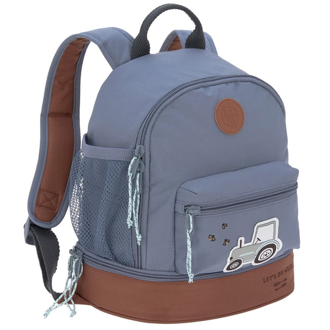 Sac à dos bébé bleu, marron <span itemprop=